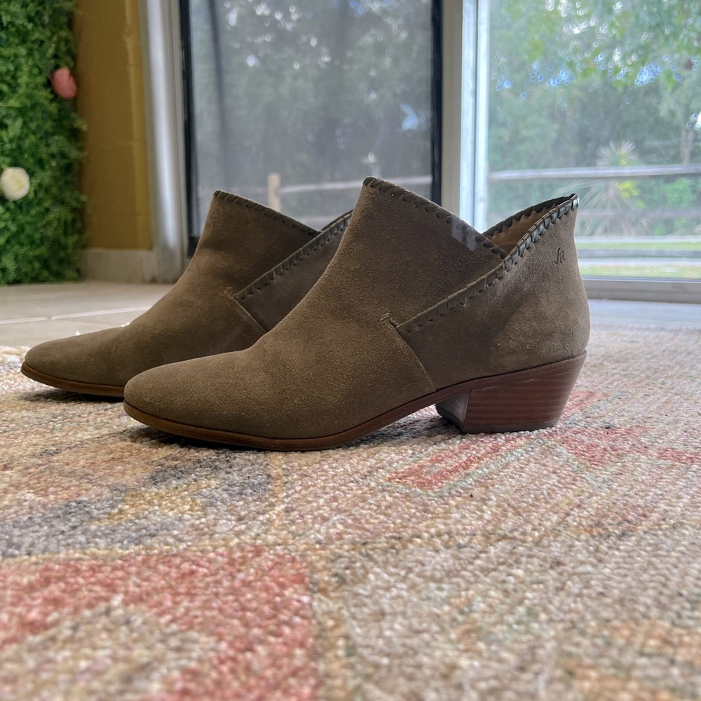 Jack Rogers Olive Green Booties.  Barely worn.  Size 10